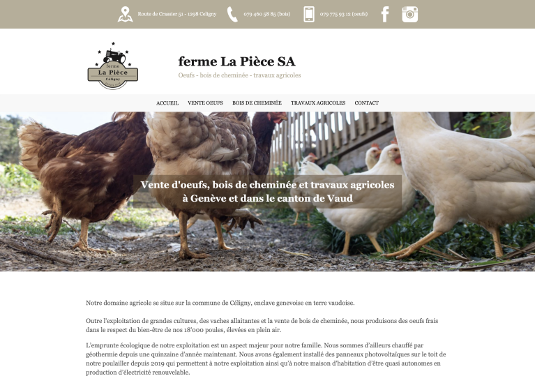ferme La Pièce à Céligny