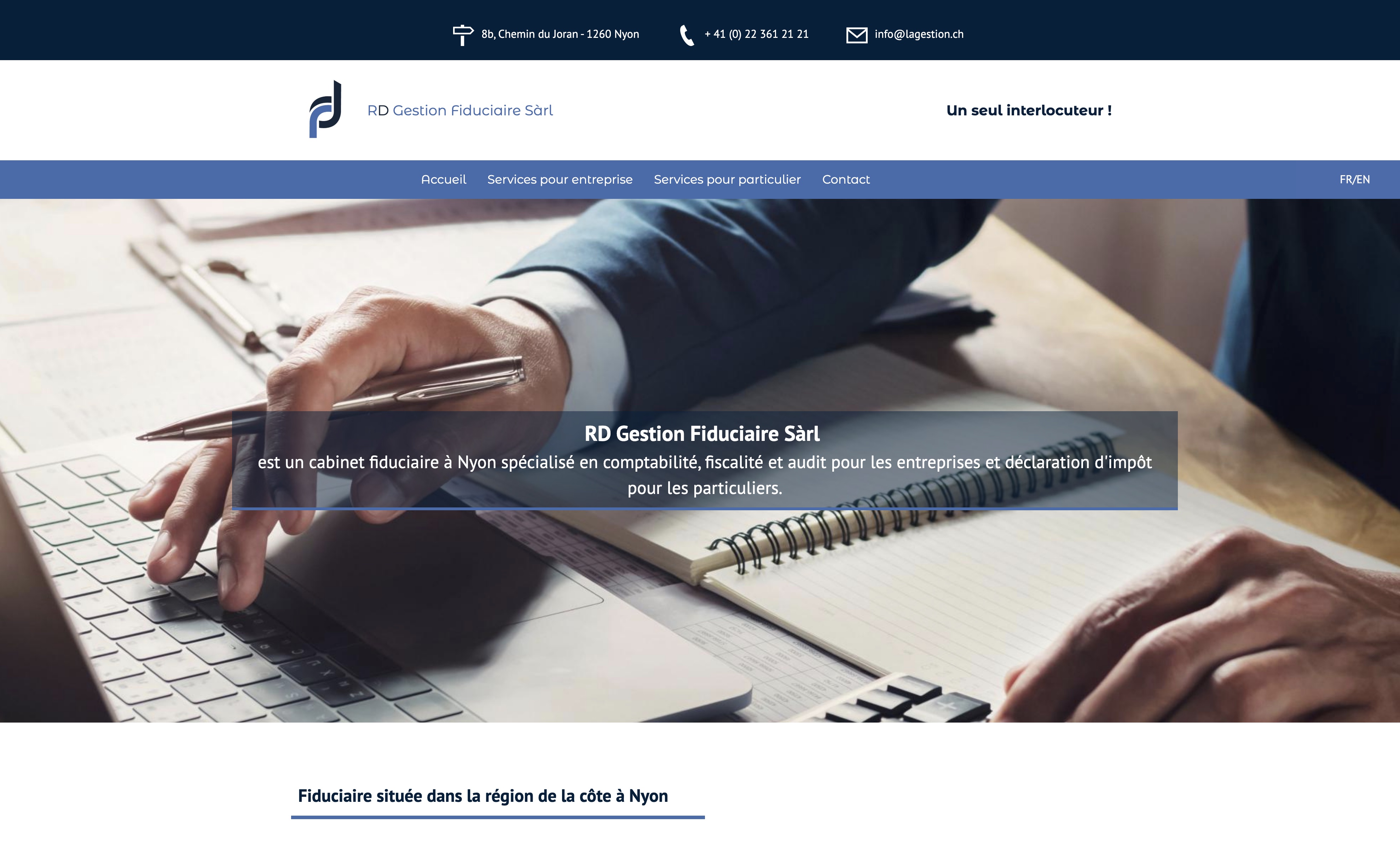 Refonte, relookage de site internet à Nyon