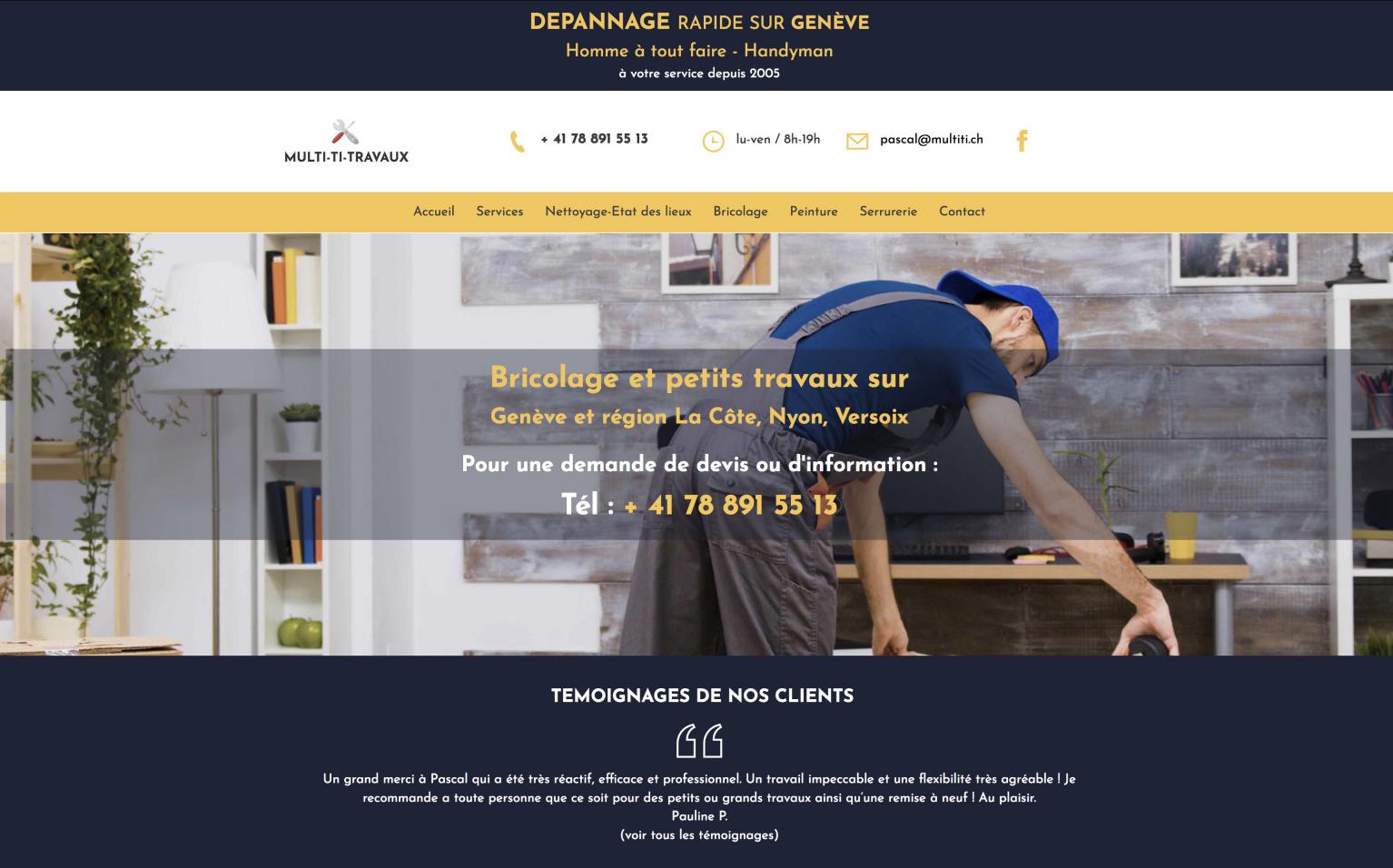 Création de site internet à Genève